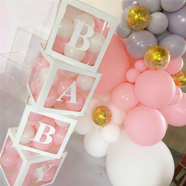 4 шт / набор для младенцев партии letters декоративные balloon box прозрачный картонные коробки рождественский подарок мальчик девочка младе
4 шт / набор для младенцев партии letters декоративные balloon box прозрачный картонные коробки рождественский подарок мальчик девочка младе