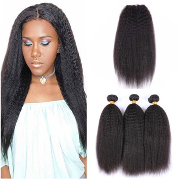 kinky straight brazilian human hair weaves with closure italian coarse yaki 4x4 front lace closure with virgin human hair 3bundles 4pcs lot, Black;brown
kinky straight brazilian human hair weaves with closure italian coarse yaki 4x4 front lace closure with virgin human hair 3bundles 4pcs lot, Black;brown