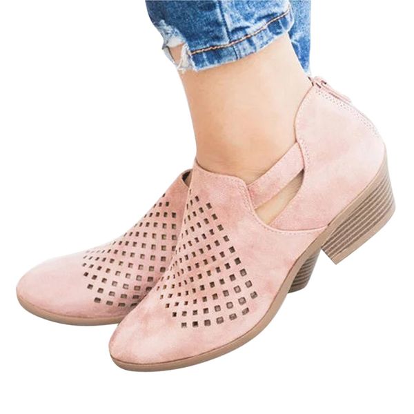 women ladies spring shoes fashion ankle hollow out leather shoes short retro boot pu leather woman short ankle botas mujer, Black
women ladies spring shoes fashion ankle hollow out leather shoes short retro boot pu leather woman short ankle botas mujer, Black