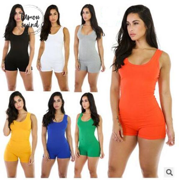 new jumpsuits 2019 summer casual bodysuit rompers slim sleeveless bodycon backless sportswear cotton threaded piece shorts, Black;white
new jumpsuits 2019 summer casual bodysuit rompers slim sleeveless bodycon backless sportswear cotton threaded piece shorts, Black;white