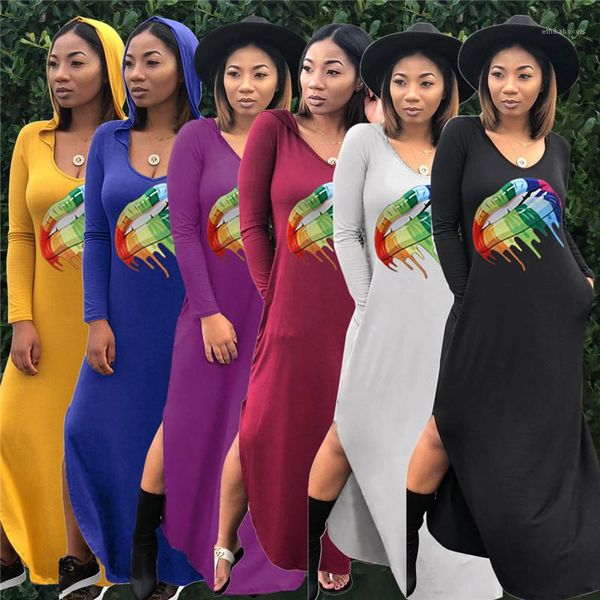 dress designer office lady casual hoodie summer womens print split dresses v neck long sleeve, Black;gray
dress designer office lady casual hoodie summer womens print split dresses v neck long sleeve, Black;gray