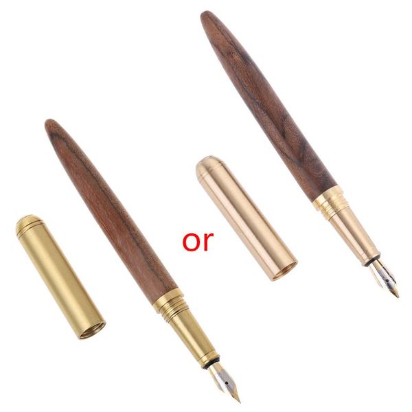 vintage wooden copper fountain signature pen fine nib 0.7mm writing tool for travel office business
vintage wooden copper fountain signature pen fine nib 0.7mm writing tool for travel office business