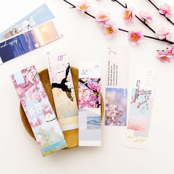 30pcs/pack bookmark creative sakura season bookmarks paper clip book marker book reading gifts
30pcs/pack bookmark creative sakura season bookmarks paper clip book marker book reading gifts