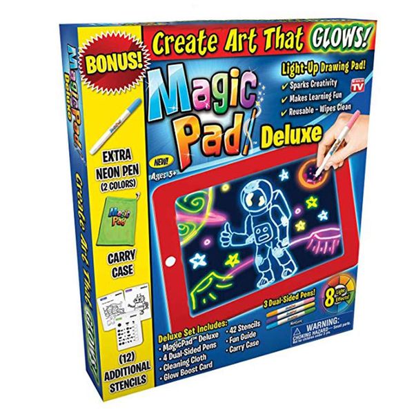 

3d magic drawing pad children's puzzle board 3d art board magic pad create art light up drawing pad