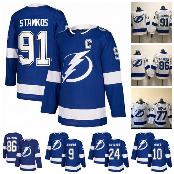Tampa Bay Lightning Hockey Jerseys 91 Steven Stamkos 86 Nikita Kucherov 77 Victor Hedman 24 Ryan Callahan Stitched New Black 2019 jerseys
Tampa Bay Lightning Hockey Jerseys 91 Steven Stamkos 86 Nikita Kucherov 77 Victor Hedman 24 Ryan Callahan Stitched New Black 2019 jerseys