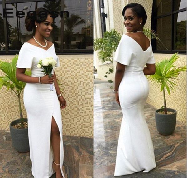 modest white off shoulder bridesmaid dresses mermaid summer country garden formal wedding party guest maid of honor gowns plus size, White;pink
modest white off shoulder bridesmaid dresses mermaid summer country garden formal wedding party guest maid of honor gowns plus size, White;pink