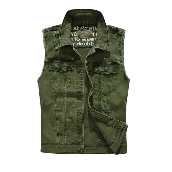summer moto vest men sleeveless turn-down collar colete masculino trendy hip hop ripped gilet homme casual chaleco jean jacket, Black;white
summer moto vest men sleeveless turn-down collar colete masculino trendy hip hop ripped gilet homme casual chaleco jean jacket, Black;white
