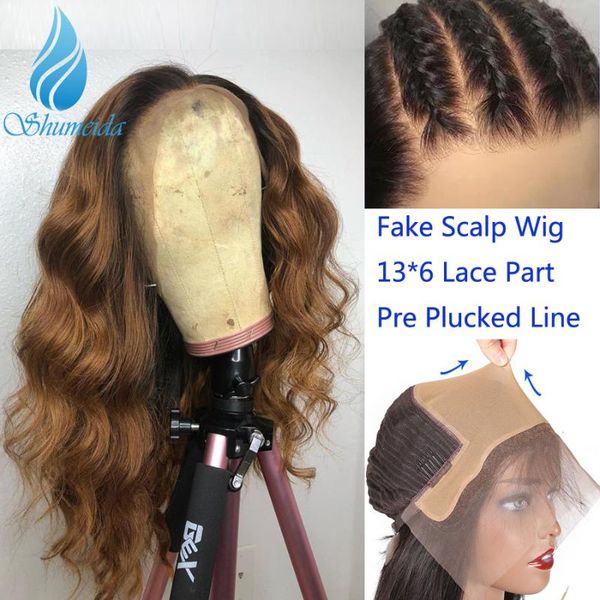fake scalp caps 13*6 lace front human hair wigs pre plucked ombre color brazilian remy hair glueless lace wig with baby, Black;brown
fake scalp caps 13*6 lace front human hair wigs pre plucked ombre color brazilian remy hair glueless lace wig with baby, Black;brown