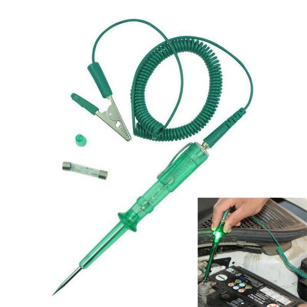 dc 6v/12v/24v test pencil auto car truck motorcycle voltage circuit tester long motorcycle light lamp electrician test #yl10
dc 6v/12v/24v test pencil auto car truck motorcycle voltage circuit tester long motorcycle light lamp electrician test #yl10