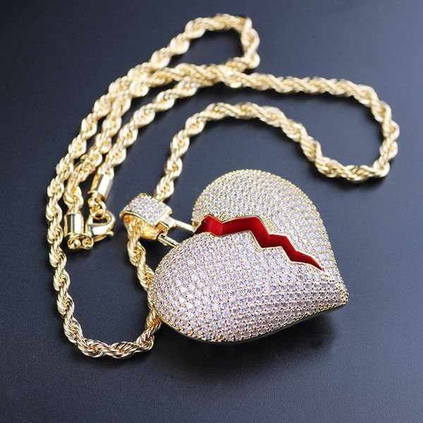 mens women hip hop jewelry gold silver color full cz heart pendant necklace with rope chain nice gift for friend
mens women hip hop jewelry gold silver color full cz heart pendant necklace with rope chain nice gift for friend
