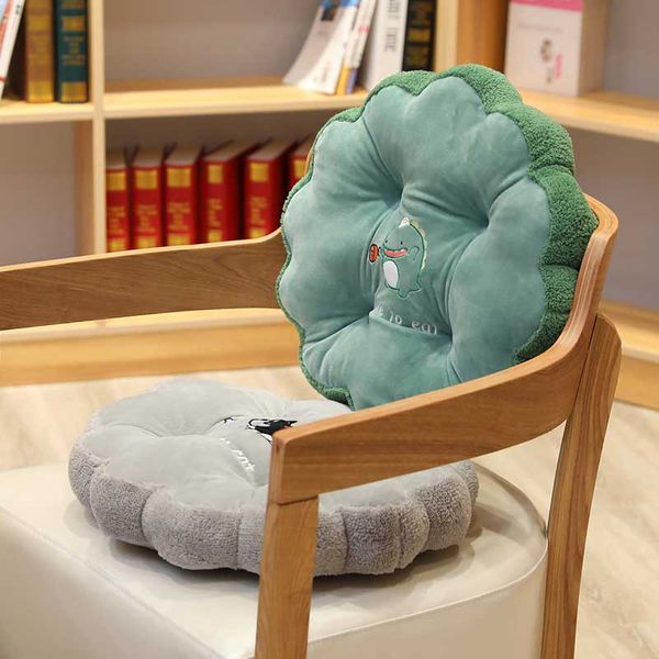 

thicken cartoon round flower seat cushion decorative chair cushion for student stool office computer chairs living room decor