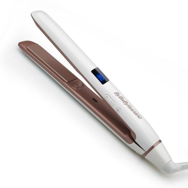 2017new professional hair straightener iron led display ceramic coating plate ionic curling iron chapinha flat styling tool, Black
2017new professional hair straightener iron led display ceramic coating plate ionic curling iron chapinha flat styling tool, Black