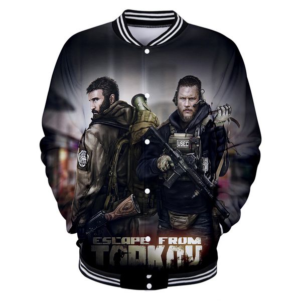 escape from tarkov game baseball jackets men fashion long sleeve 3d printing custom jacket casual streetwear baseball jersey, Black;brown
escape from tarkov game baseball jackets men fashion long sleeve 3d printing custom jacket casual streetwear baseball jersey, Black;brown