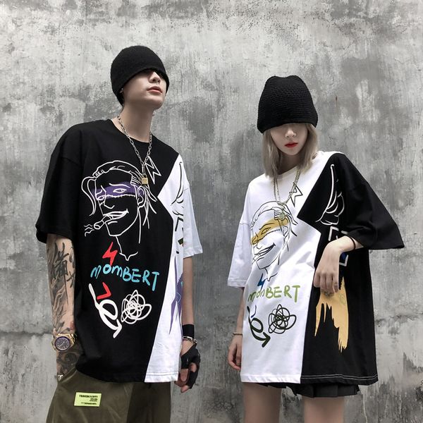 uncledonjm graffiti men t shirts harajuku colour block tshirt men hip hop cotton streetwear tee shirt homme tees m-9510, White;black
uncledonjm graffiti men t shirts harajuku colour block tshirt men hip hop cotton streetwear tee shirt homme tees m-9510, White;black