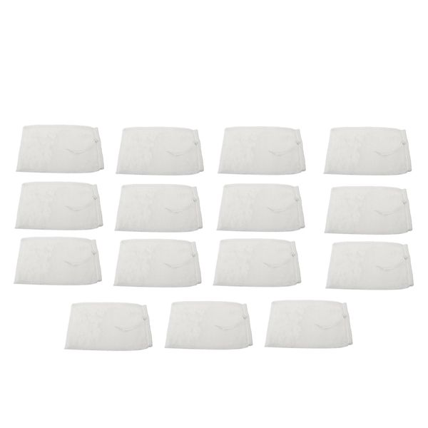 15pcs filter bag aquarium fine mesh reusable drawstring bags for fish tank activated carbon,charcoal,etc, filter accessories,white
15pcs filter bag aquarium fine mesh reusable drawstring bags for fish tank activated carbon,charcoal,etc, filter accessories,white