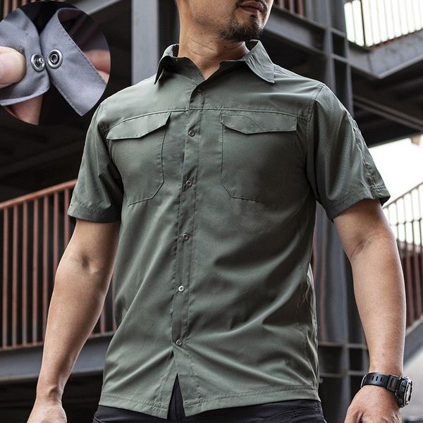 summer quick dry short sleeve shirt mens outdoor hiking sports fans tactical shirt thin mesh breathable lapel male, Gray;blue
summer quick dry short sleeve shirt mens outdoor hiking sports fans tactical shirt thin mesh breathable lapel male, Gray;blue