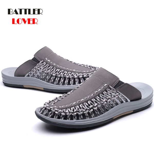 new arriving men elastic sandals summer handmade weave seaside beach man shoes design bohemia sandals comfortable casual shoes, Black
new arriving men elastic sandals summer handmade weave seaside beach man shoes design bohemia sandals comfortable casual shoes, Black
