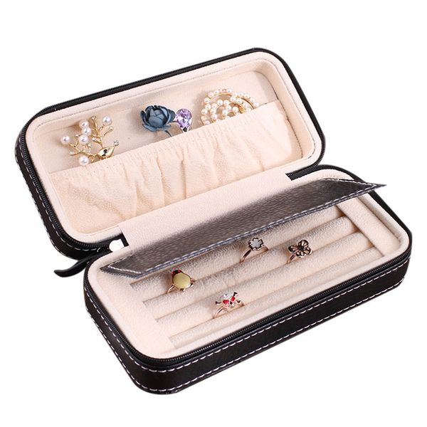simple zipper leather watch jewelry ring stud storage bag watch ring storage display box bag
simple zipper leather watch jewelry ring stud storage bag watch ring storage display box bag