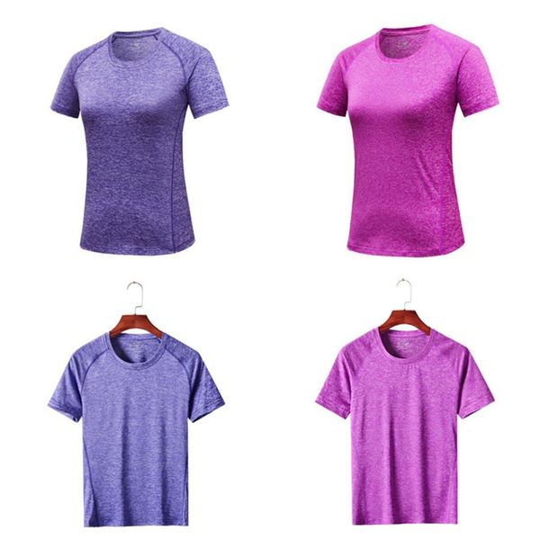 лето женщины упругие йога спортивные tops фитнес тенниска вокруг шеи быстросохнущие с коротким рукавом рубашки дышащие идущие рубашки, Black;blue
лето женщины упругие йога спортивные tops фитнес тенниска вокруг шеи быстросохнущие с коротким рукавом рубашки дышащие идущие рубашки, Black;blue