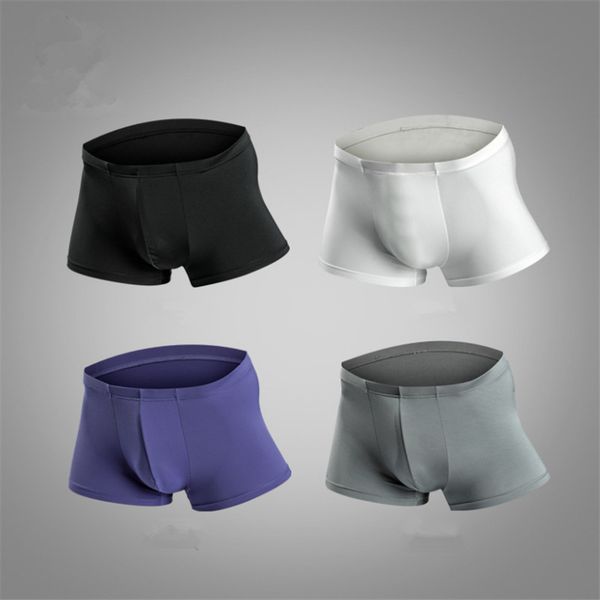 gentlemen ice silk ultra-thin air-permeable transparent underpants 4pcs/box men's flat-angle underwear gold sale, Black;white
gentlemen ice silk ultra-thin air-permeable transparent underpants 4pcs/box men's flat-angle underwear gold sale, Black;white