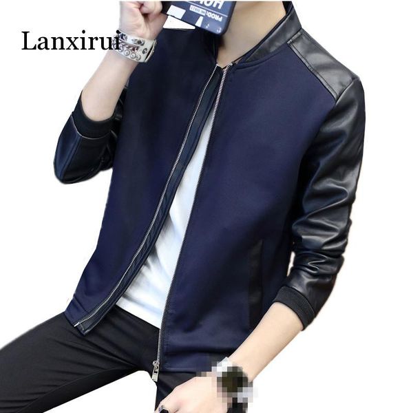spring and autumn 2019 new teenagers handsome slim men's fashion thin section wear jacket wholesale, Black;brown
spring and autumn 2019 new teenagers handsome slim men's fashion thin section wear jacket wholesale, Black;brown