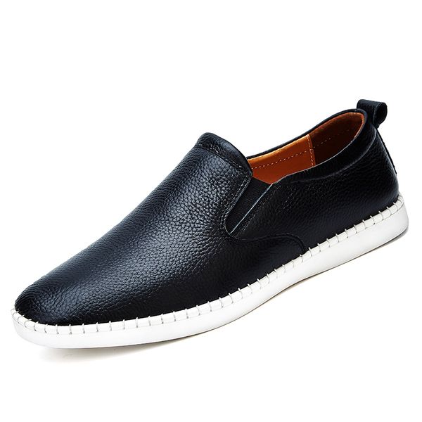 spring autumn new men's loafers comfortable flat casual shoes male breathable slip-on soft leather driving shoes moccasins, Black
spring autumn new men's loafers comfortable flat casual shoes male breathable slip-on soft leather driving shoes moccasins, Black