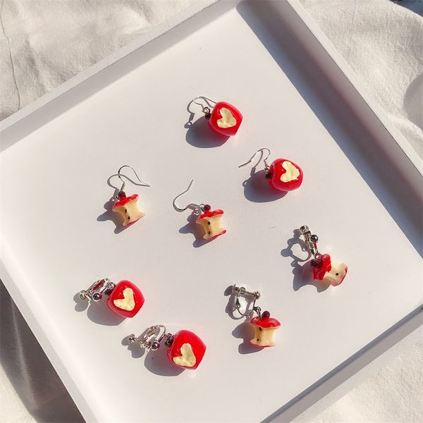 fruit red apple earrings for women creative handmade earrings2020 fun asymmetry cute dangle earring cute ear jewelry wholesale, Silver
fruit red apple earrings for women creative handmade earrings2020 fun asymmetry cute dangle earring cute ear jewelry wholesale, Silver