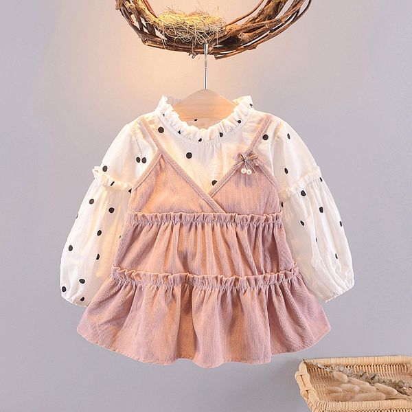 toddler kids ruffled casual princess dresses polka dot baby girls dress for girl new auttmn long sleeve fake 2 piece dress, Red;yellow
toddler kids ruffled casual princess dresses polka dot baby girls dress for girl new auttmn long sleeve fake 2 piece dress, Red;yellow