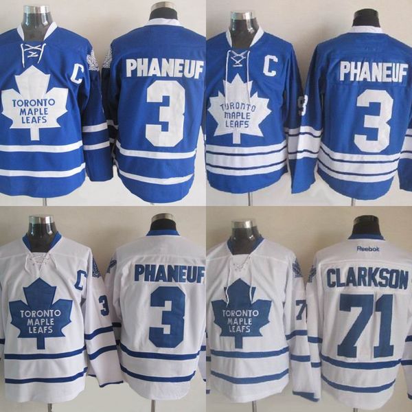 2019 Toronto Maple Leafs 3 Phaneuf 71 Clarkson Frederik Andersen St. Pats Matthews John Auston White Bule Hockey Jersey