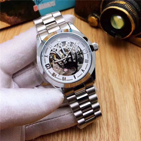 new style luxury mens watches super super series the dark hollow out dial automatic watches color line decoration wrist designer watches s40, Slivery;brown
new style luxury mens watches super super series the dark hollow out dial automatic watches color line decoration wrist designer watches s40, Slivery;brown