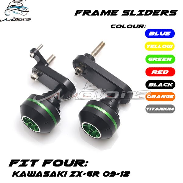 cnc frame sliders crash pad cover falling protector guard for zx636 zx6r zx-6r 09 10 11 12 2009 2010 2011 2012 motorcycle
cnc frame sliders crash pad cover falling protector guard for zx636 zx6r zx-6r 09 10 11 12 2009 2010 2011 2012 motorcycle