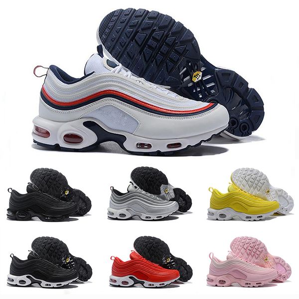 TN Plus Mens Running Shoes For Women Triple White Black White Silver Yellow Be True Trainers Outdoor Sports Luxury Designer Sneakers 36-46
TN Plus Mens Running Shoes For Women Triple White Black White Silver Yellow Be True Trainers Outdoor Sports Luxury Designer Sneakers 36-46