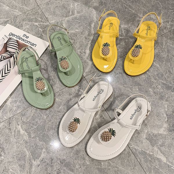 pineapple sandals and slippers female outer wear korean version of the 2020 summer new flip-flops clip toe sandals anti-slip, Black
pineapple sandals and slippers female outer wear korean version of the 2020 summer new flip-flops clip toe sandals anti-slip, Black