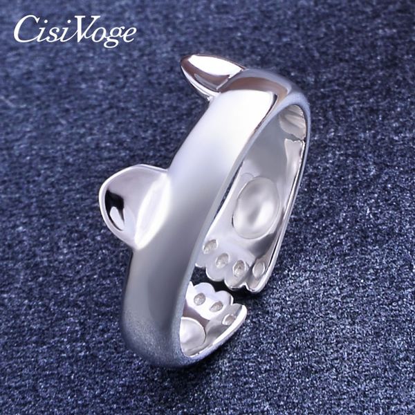 cisivoge real pure 925 sterling silver ring female designer cute animal pet cat ears shape women rings fine jewelry 925 fo jrs13, Golden;silver
cisivoge real pure 925 sterling silver ring female designer cute animal pet cat ears shape women rings fine jewelry 925 fo jrs13, Golden;silver