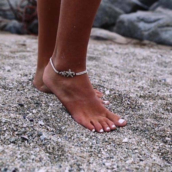 vintage bohemian starfish anklets for women fashion barefoot crochet sandals beach anklet foot chain female jewelry accessories, Red;blue
vintage bohemian starfish anklets for women fashion barefoot crochet sandals beach anklet foot chain female jewelry accessories, Red;blue