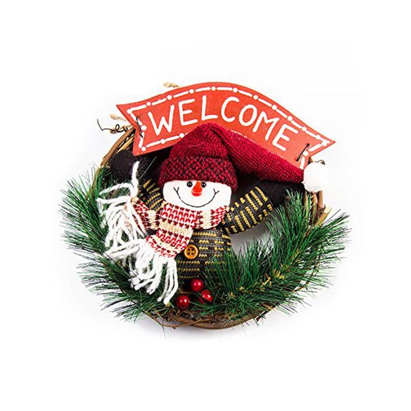 christmas wreath merry christmas decorated pine wreath artificial garland with snowman for party decor as shown
christmas wreath merry christmas decorated pine wreath artificial garland with snowman for party decor as shown