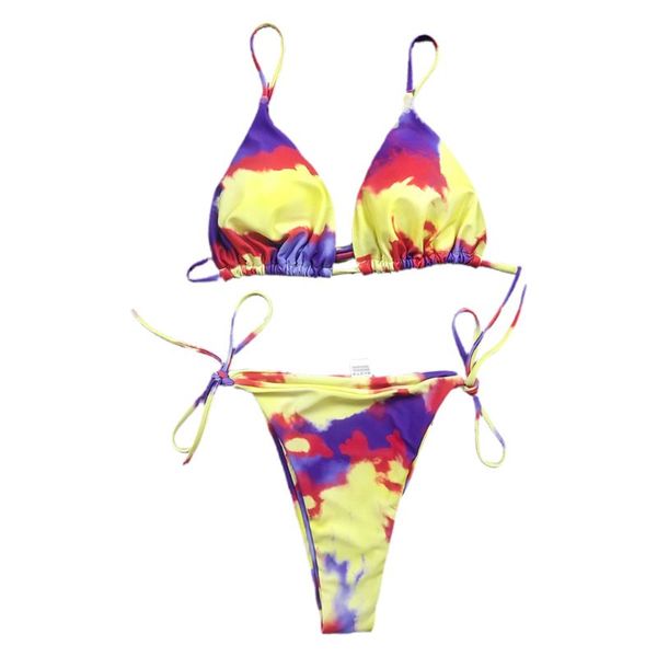женщины бразильского бикини set tie-dye строка треугольник купальник side tie пляжная m68d
женщины бразильского бикини set tie-dye строка треугольник купальник side tie пляжная m68d