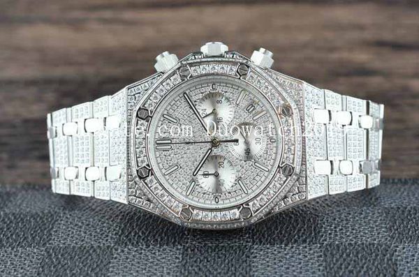men's sport quartz chronograph movement offshore full diamond dial beze bracelet 18k silver vk quartz workin mens watches, Slivery;brown
men's sport quartz chronograph movement offshore full diamond dial beze bracelet 18k silver vk quartz workin mens watches, Slivery;brown