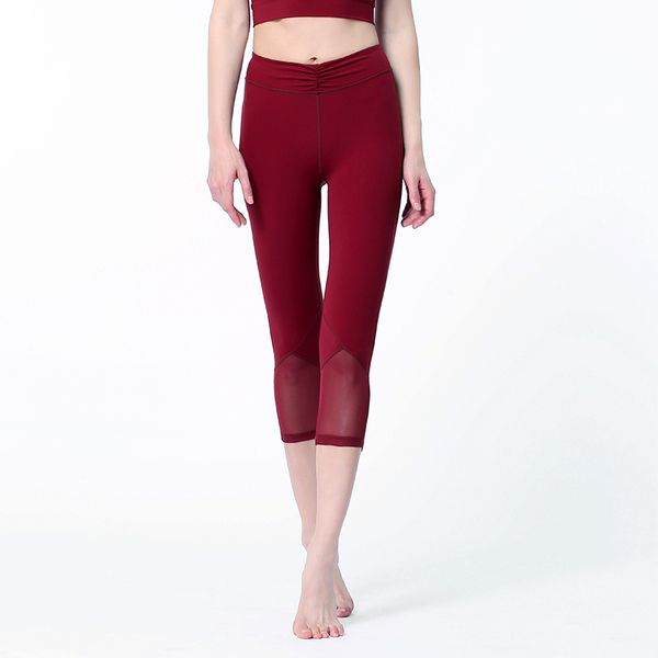 cropped trousers women yoga pants seamless sport leggings solid calf length gym workout running sport pants fitness women, White;red
cropped trousers women yoga pants seamless sport leggings solid calf length gym workout running sport pants fitness women, White;red