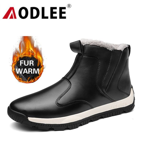 boots men waterproof fashion leather mens boots comfortable men shoes ankle plush winter warm snow size 39~48, Black
boots men waterproof fashion leather mens boots comfortable men shoes ankle plush winter warm snow size 39~48, Black