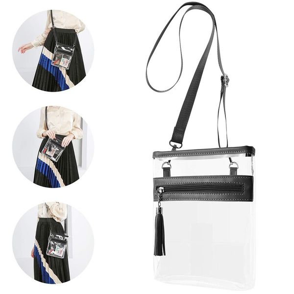 fashion crossbody bags for women 2019 zipper shoulder adjustable handbag bolso mujer buckles transparent fringe bag sac #c11
fashion crossbody bags for women 2019 zipper shoulder adjustable handbag bolso mujer buckles transparent fringe bag sac #c11