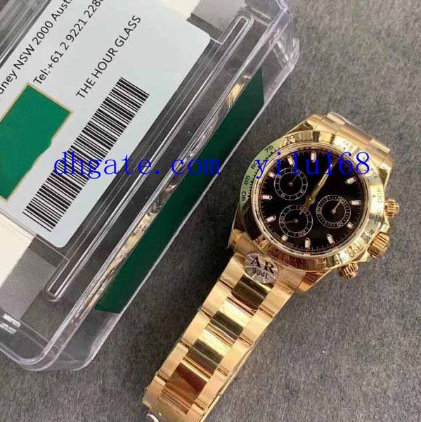 luxury men's automatic v3 ar cal.4130 eta movement chronograph golden black dial yellow gold 904l 116508 cosmograph watch, Slivery;brown
luxury men's automatic v3 ar cal.4130 eta movement chronograph golden black dial yellow gold 904l 116508 cosmograph watch, Slivery;brown