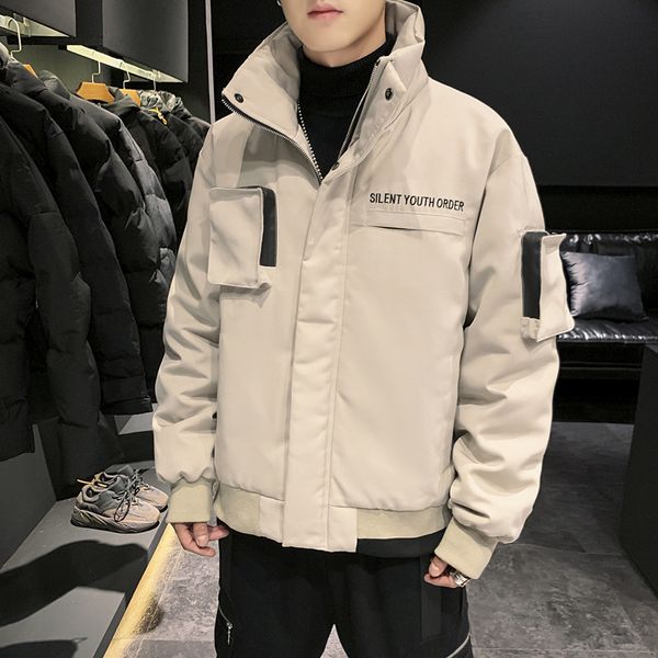 men's down jacket new style 2019 popular brand men's casual korean-style thick down jacket winter warm cool coat, Black
men's down jacket new style 2019 popular brand men's casual korean-style thick down jacket winter warm cool coat, Black