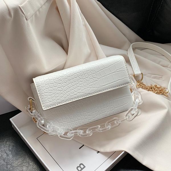 transparent acrylic chain design pu leather crossbody bags for women 2020 solid color shoulder handbags female cross body bag
transparent acrylic chain design pu leather crossbody bags for women 2020 solid color shoulder handbags female cross body bag