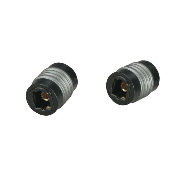 2x for toslink digital optical audio cable coupler joiner extender adapter 2 female ports
2x for toslink digital optical audio cable coupler joiner extender adapter 2 female ports