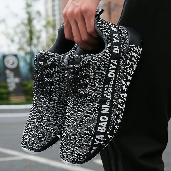 vsiovry size 36-47 fashion men shoes elastic knit breathable walking sneakers men comfortable casual shoes light lovers sneakers, Black
vsiovry size 36-47 fashion men shoes elastic knit breathable walking sneakers men comfortable casual shoes light lovers sneakers, Black