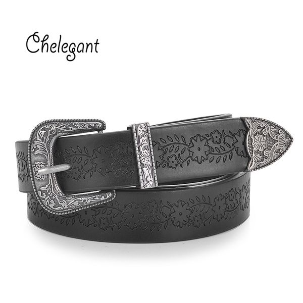 chelegant women western belts vintage strap designer jeans pu leather fashion belt for women, Black;brown
chelegant women western belts vintage strap designer jeans pu leather fashion belt for women, Black;brown