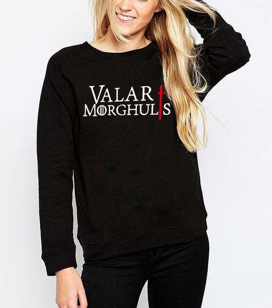 new the game of thrones sweatshirt for women valar morghulis 2019 spring winter fleece womens hoodies sportswear harajuku, Black
new the game of thrones sweatshirt for women valar morghulis 2019 spring winter fleece womens hoodies sportswear harajuku, Black