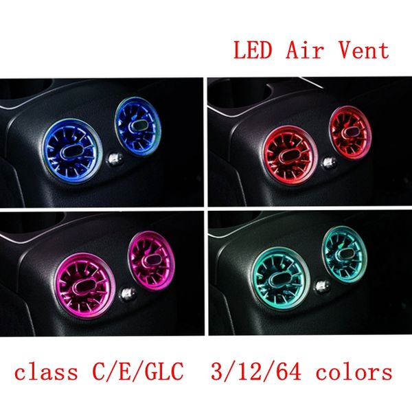rear-seat led turbine air vent for c /e/ glc class w205 w213 x253 led air vent lamp synchronized with ambient light
rear-seat led turbine air vent for c /e/ glc class w205 w213 x253 led air vent lamp synchronized with ambient light