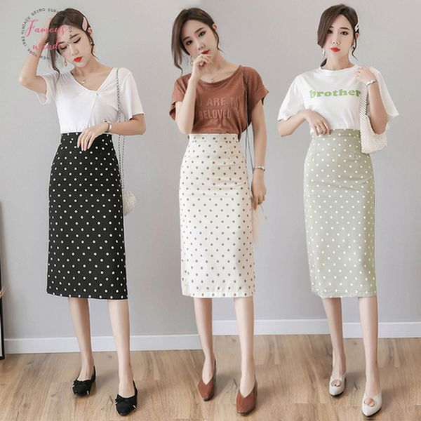 fashion spring summer pencil skirt women high waist green long bodycon skirts vintage elegant polka dot print a line midi skirt 3302, Black
fashion spring summer pencil skirt women high waist green long bodycon skirts vintage elegant polka dot print a line midi skirt 3302, Black